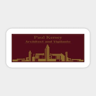 Paul Kersey's Business Card Sticker